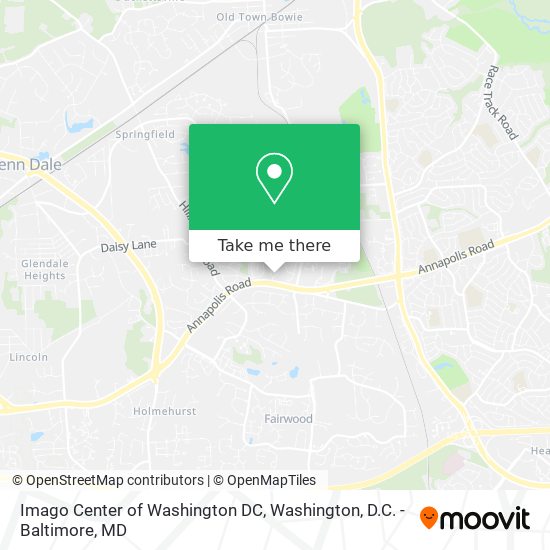 Mapa de Imago Center of Washington DC