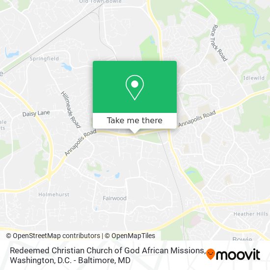 Mapa de Redeemed Christian Church of God African Missions