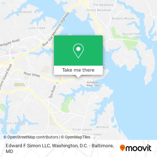 Edward F Simon LLC map