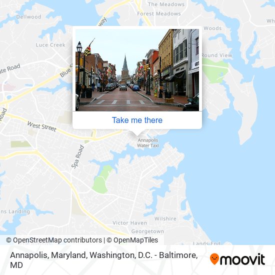 Annapolis, Maryland map