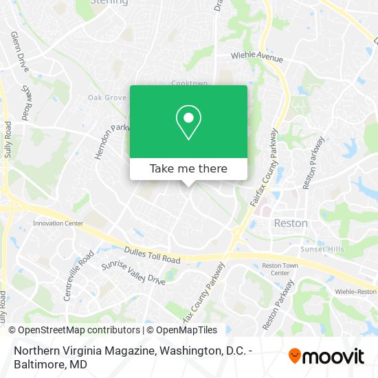 Northern Virginia Magazine map