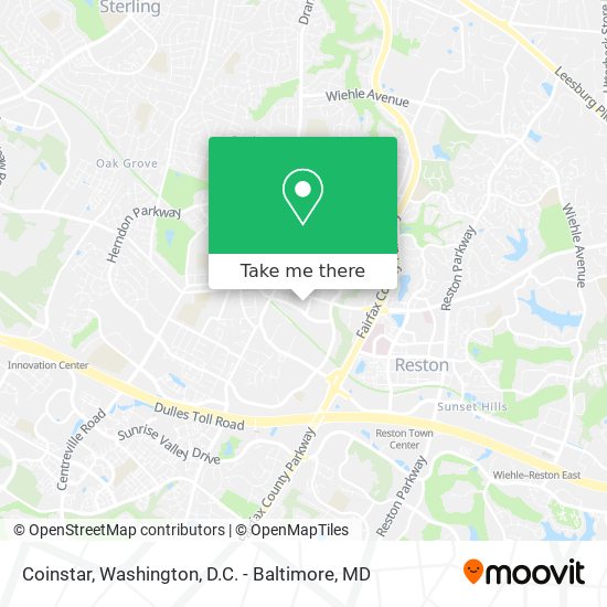 Coinstar map