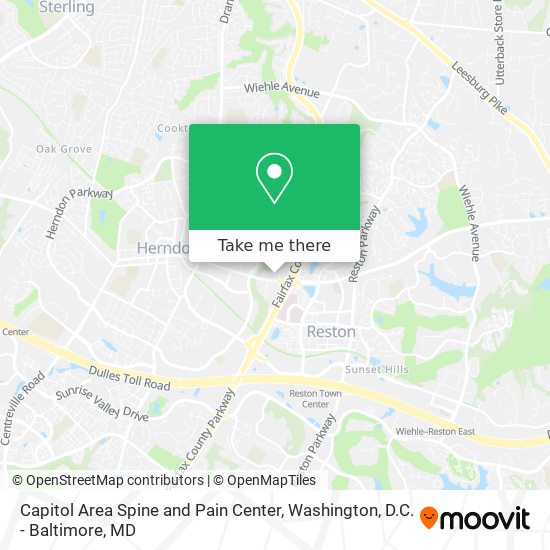 Capitol Area Spine and Pain Center map