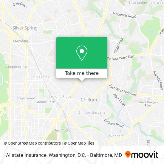 Allstate Insurance map