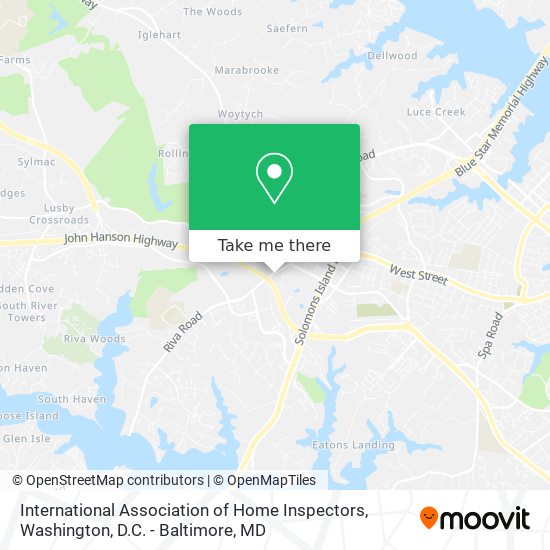 Mapa de International Association of Home Inspectors