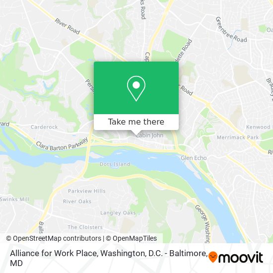 Alliance for Work Place map