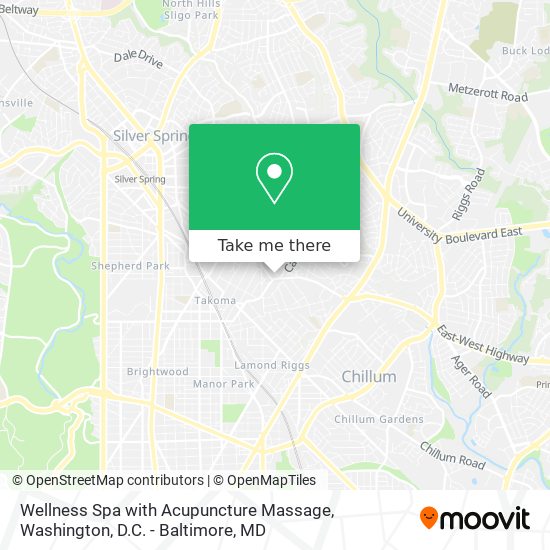 Wellness Spa with Acupuncture Massage map