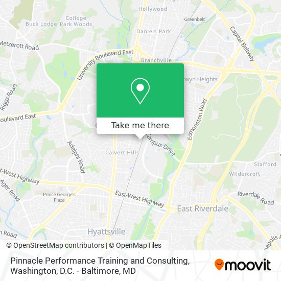 Mapa de Pinnacle Performance Training and Consulting