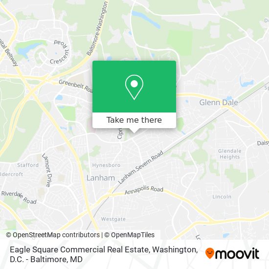 Mapa de Eagle Square Commercial Real Estate
