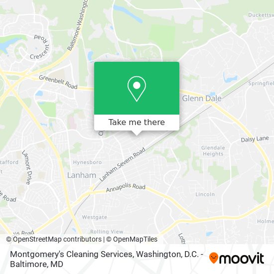 Montgomery's Cleaning Services map