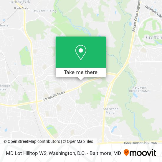 Mapa de MD Lot Hilltop WS