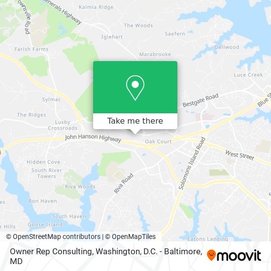 Owner Rep Consulting map