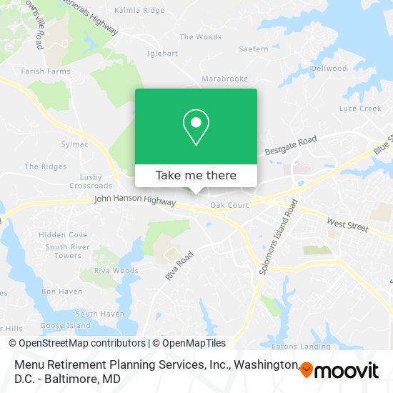 Menu Retirement Planning Services, Inc. map