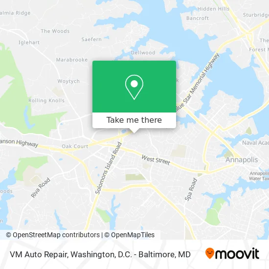 VM Auto Repair map