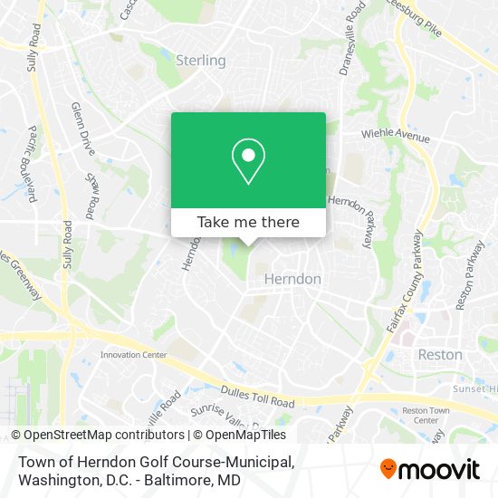 Mapa de Town of Herndon Golf Course-Municipal