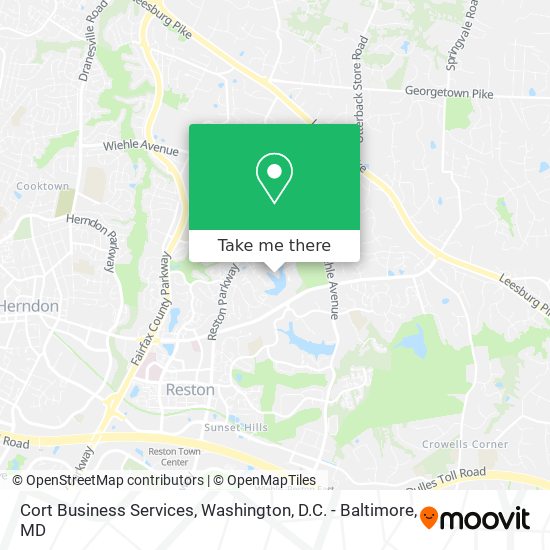 Cort Business Services map