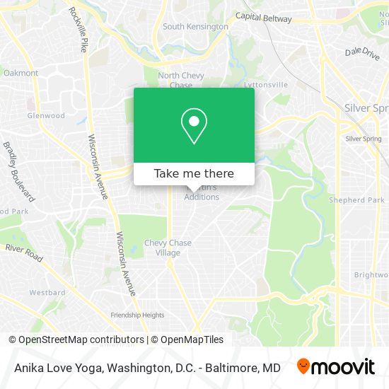 Anika Love Yoga map