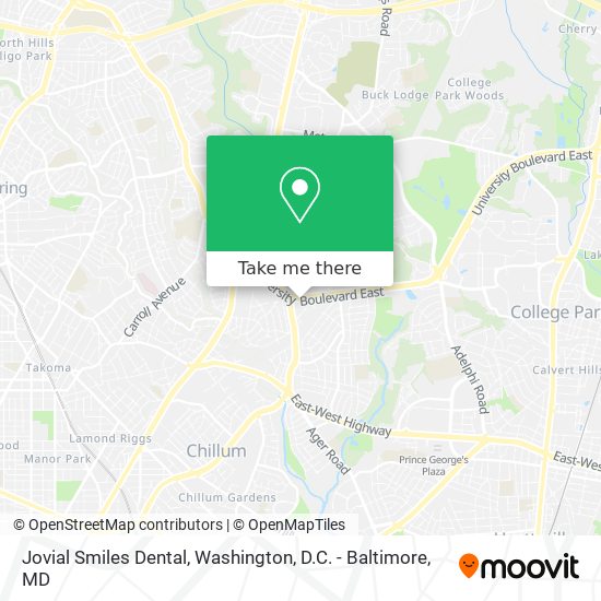 Jovial Smiles Dental map