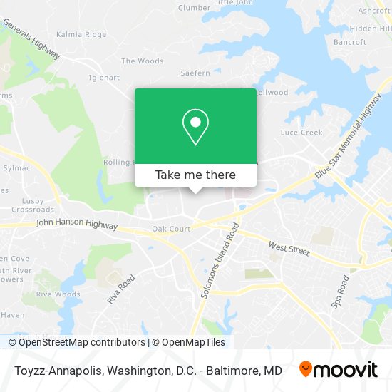 Toyzz-Annapolis map