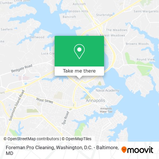 Foreman Pro Cleaning map