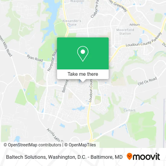 Baltech Solutions map