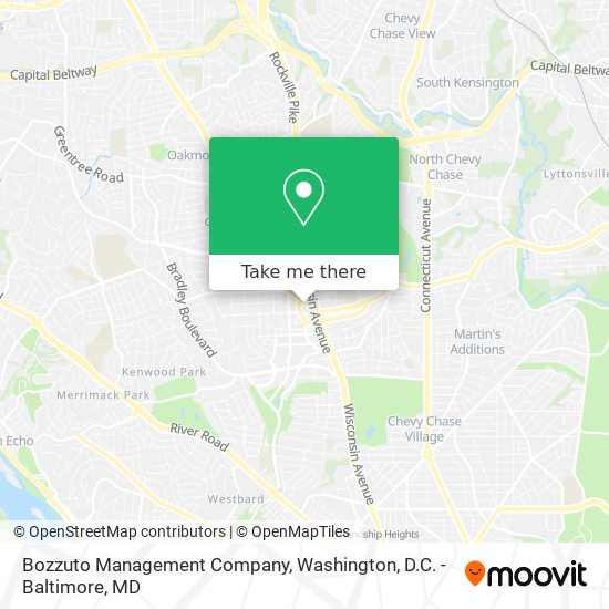 Bozzuto Management Company map