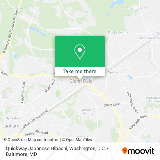 Mapa de Quickway Japanese Hibachi