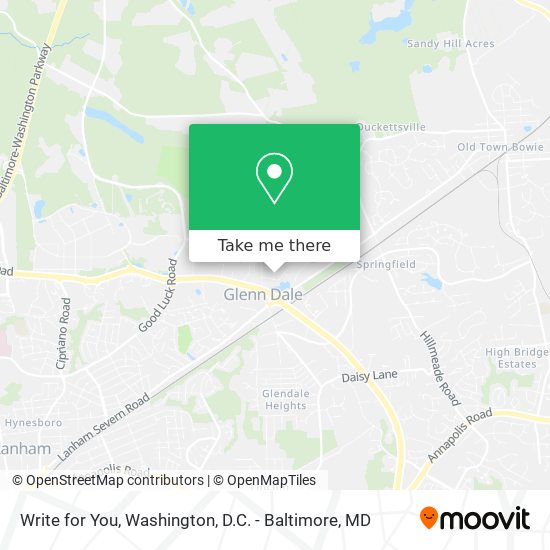 Write for You map