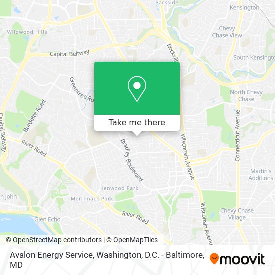 Avalon Energy Service map