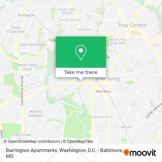 Barrington Apartments map