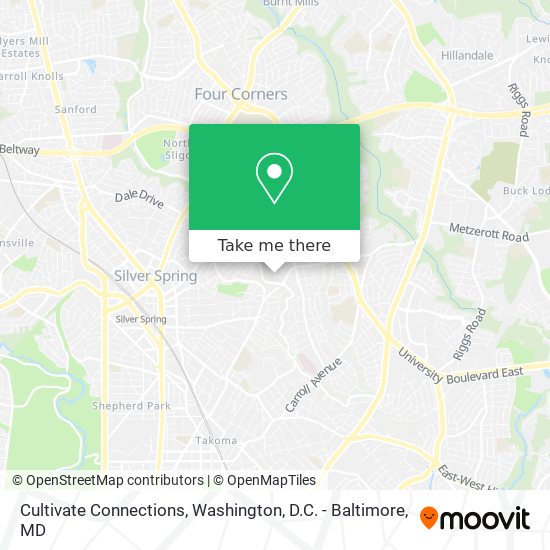 Mapa de Cultivate Connections