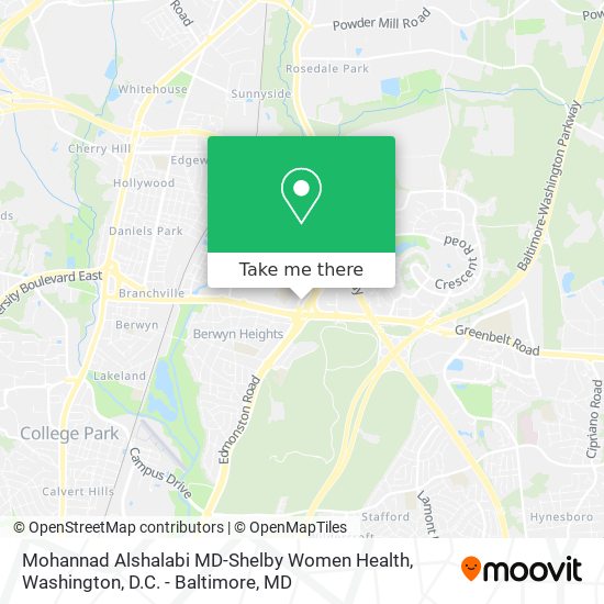 Mohannad Alshalabi MD-Shelby Women Health map