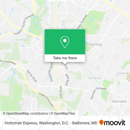 Holtzman Express map