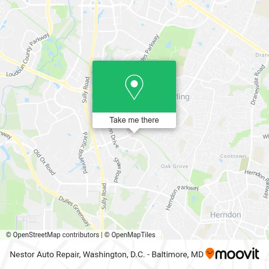 Nestor Auto Repair map