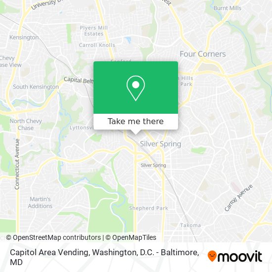 Capitol Area Vending map