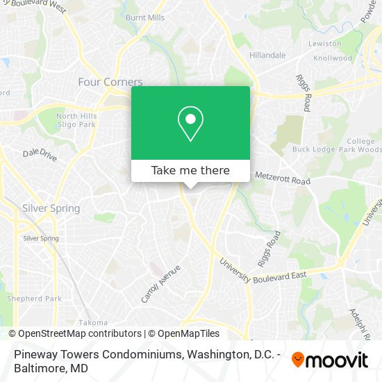 Pineway Towers Condominiums map