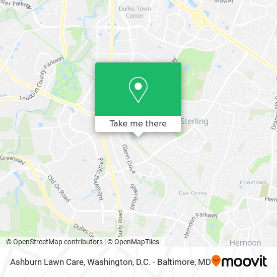 Mapa de Ashburn Lawn Care