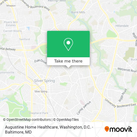 Augustine Home Healthcare map