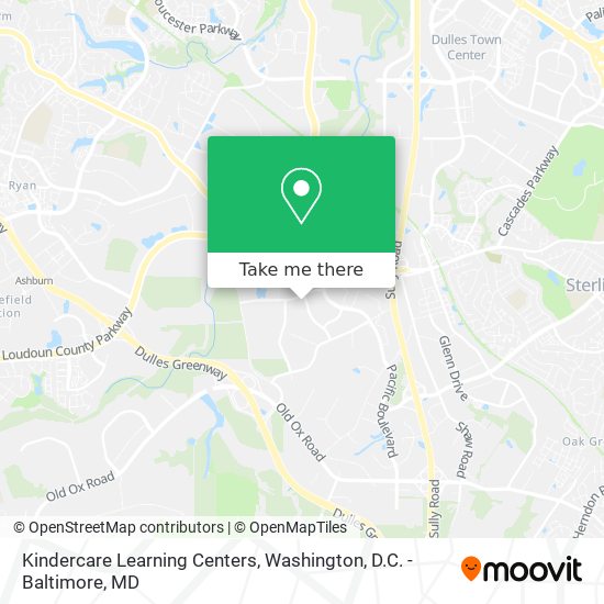 Kindercare Learning Centers map