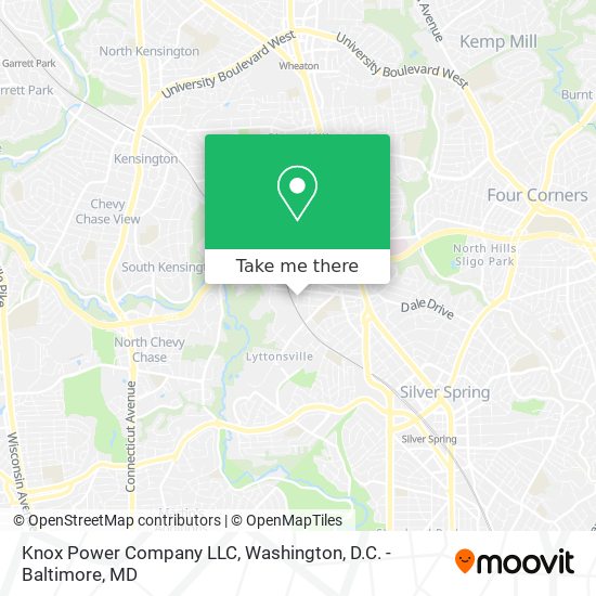 Knox Power Company LLC map