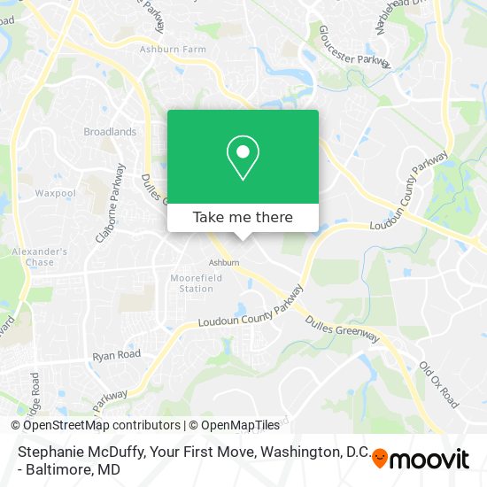 Mapa de Stephanie McDuffy, Your First Move