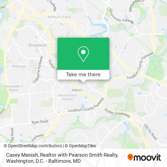 Casey Menish, Realtor with Pearson Smith Realty map