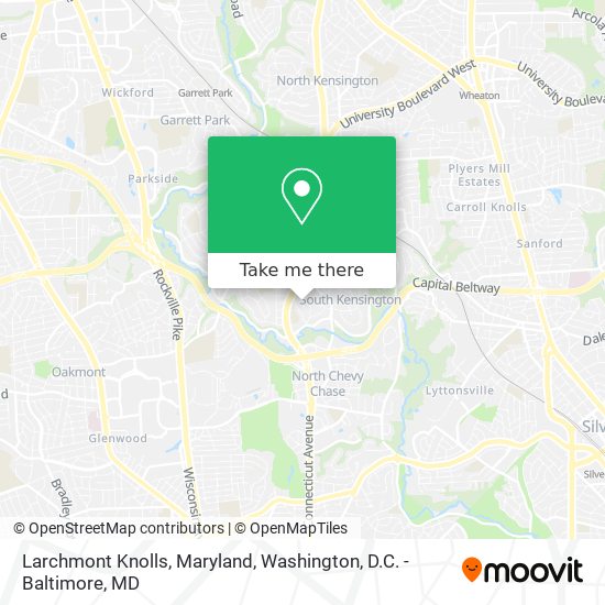 Larchmont Knolls, Maryland map