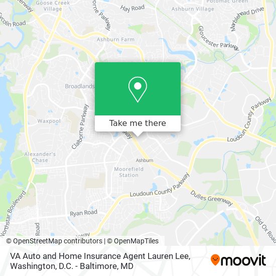 Mapa de VA Auto and Home Insurance Agent Lauren Lee