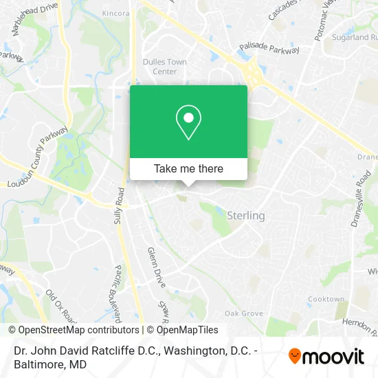 Dr. John David Ratcliffe D.C. map