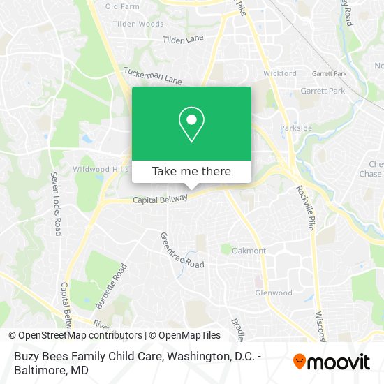 Buzy Bees Family Child Care map