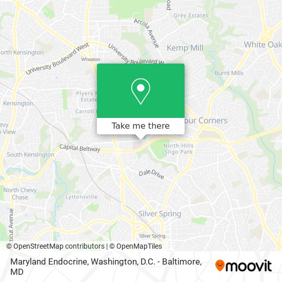 Maryland Endocrine map