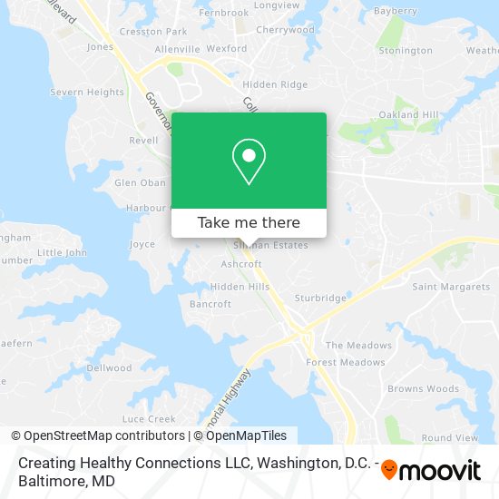 Mapa de Creating Healthy Connections LLC