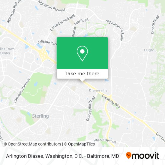 Arlington Diases map