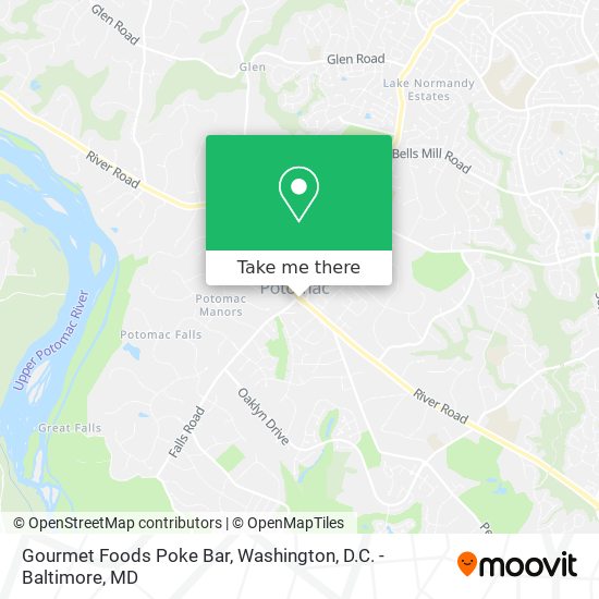 Gourmet Foods Poke Bar map